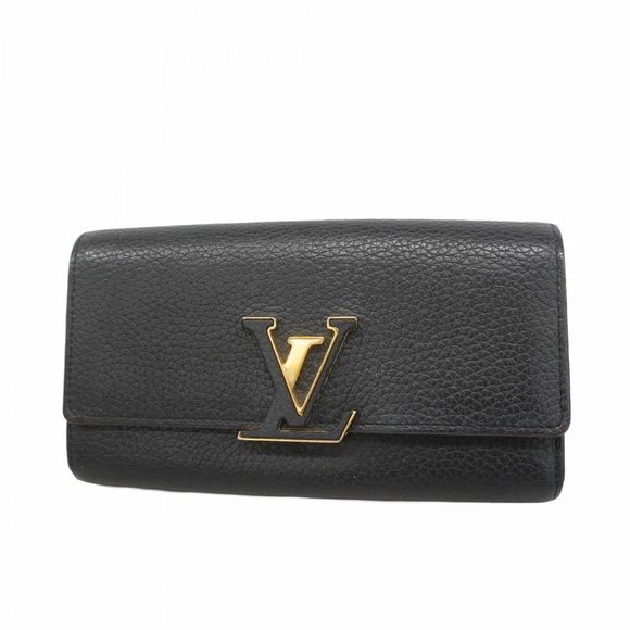 Louis Vuitton Taurillon Capucines Long Wallet M61248 Noir  Women's - Picture 1 of 16